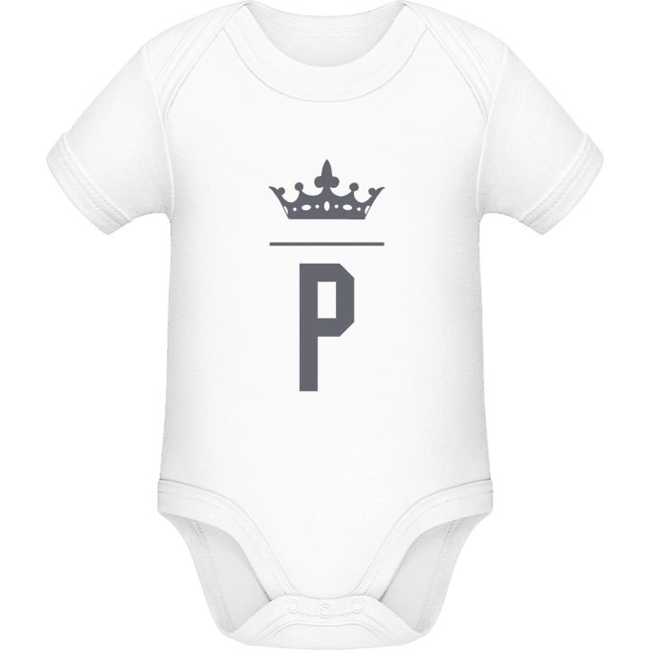 P Initial Name Baby romper kostym 0 image