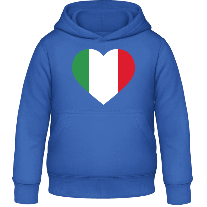 Italy Heart Flag Hettegenser for barn contain pic