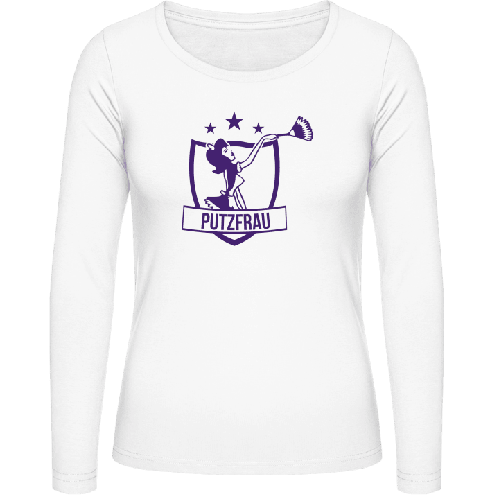 Putzfrau Star T-shirt à manches longues pour femmes contain pic