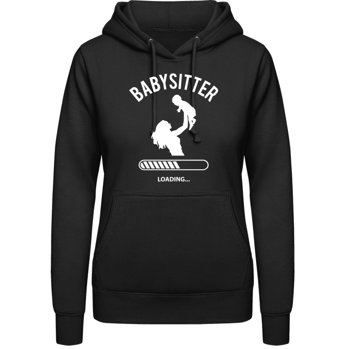 Babysitter Loading Women Hoodie contain pic
