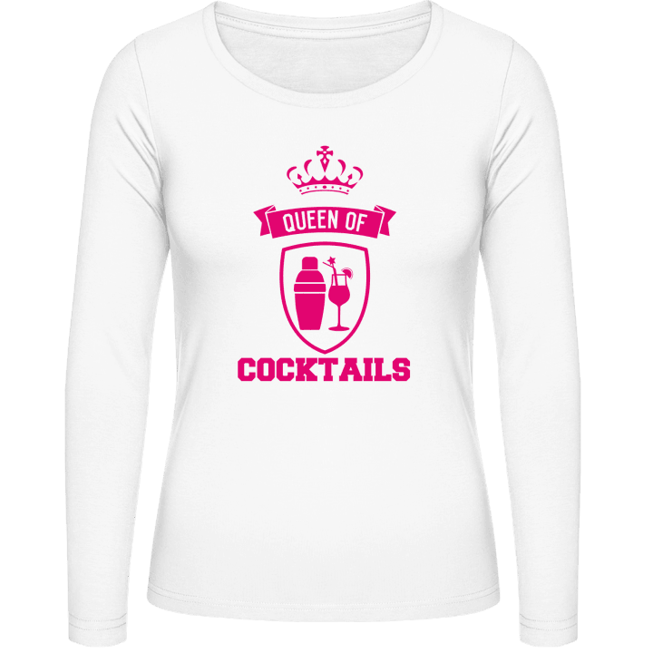 Queen Of Cocktails T-shirt à manches longues pour femmes contain pic