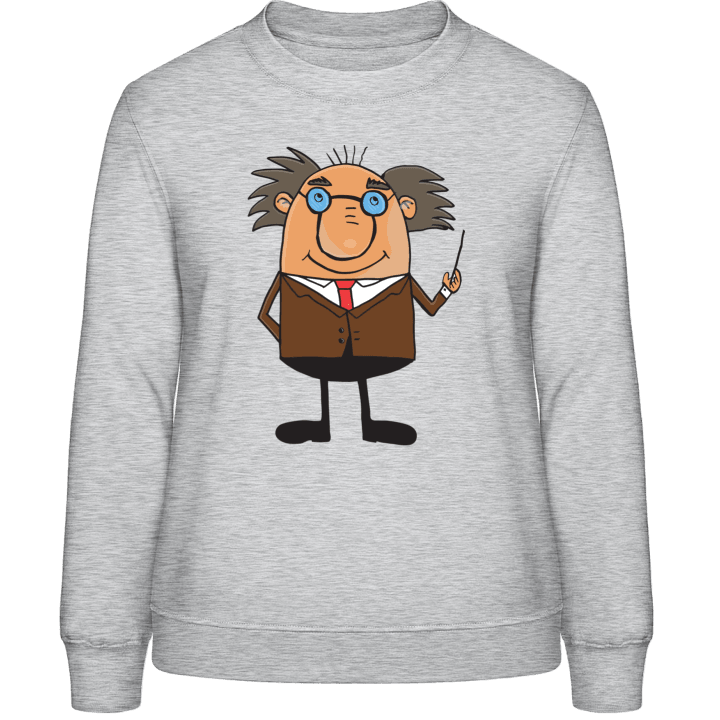 Crazy Professor Illustration Sweat-shirt pour femme contain pic