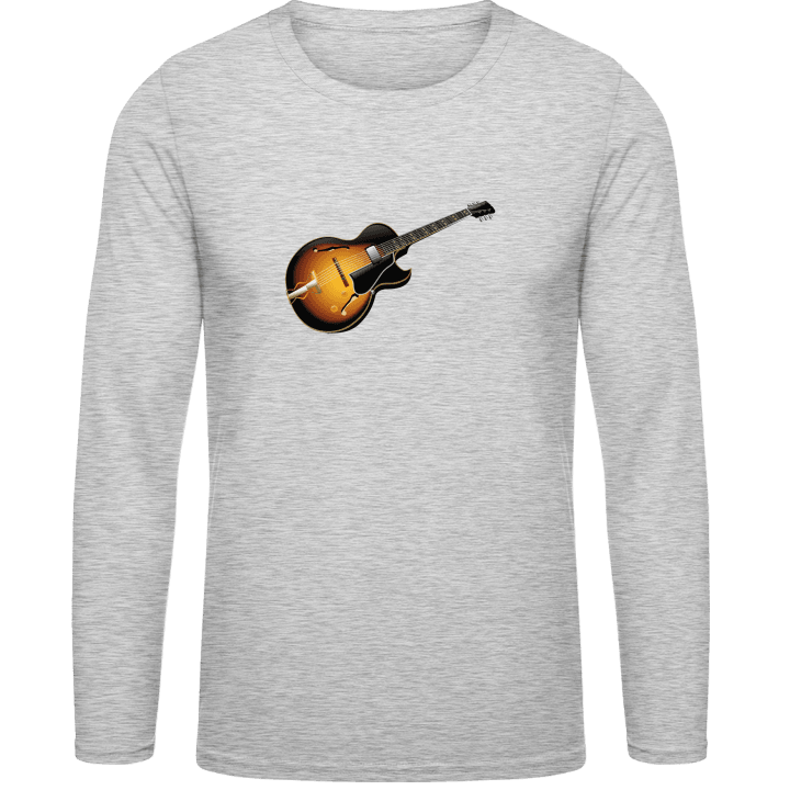 Electric Guitar Illustration T-shirt à manches longues contain pic