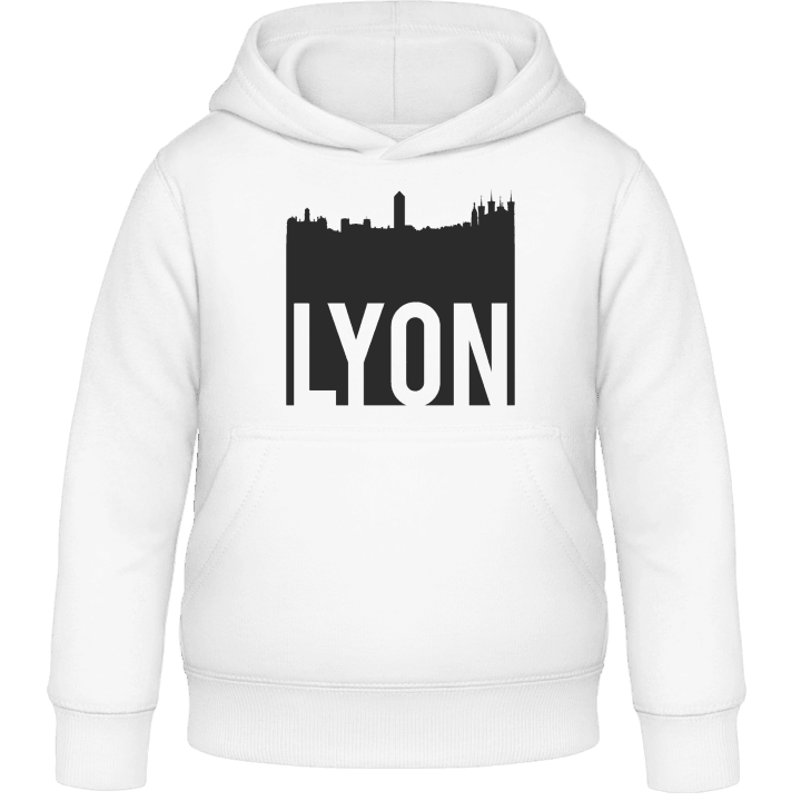 Lyon City Skyline Kinder Kapuzenpulli contain pic