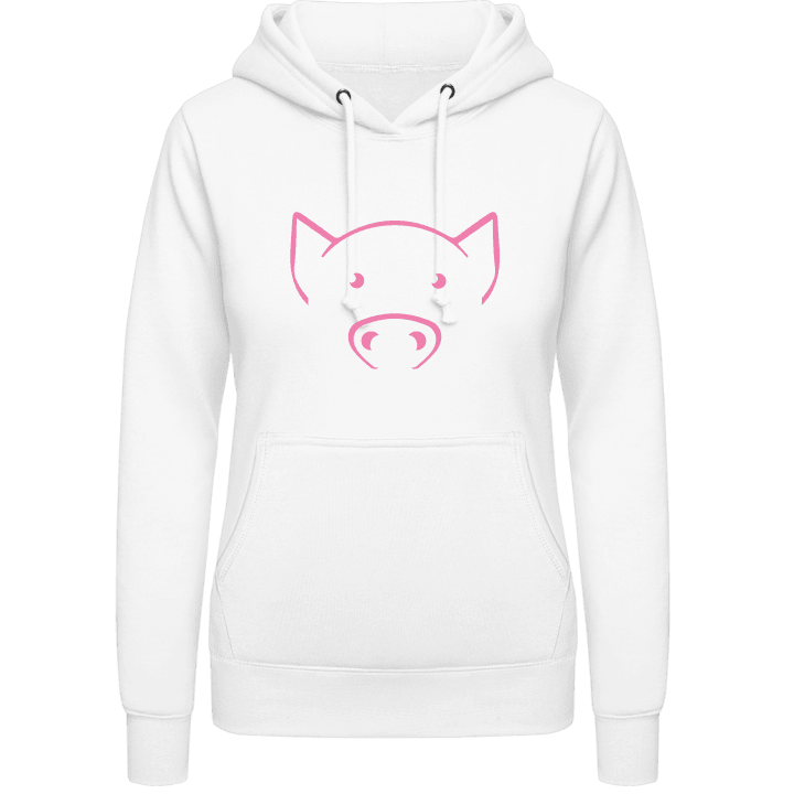 Pig Piglet Felpa con cappuccio da donna 0 image