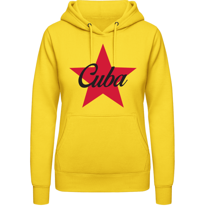 Cuba Star Sudadera con capucha para mujer contain pic