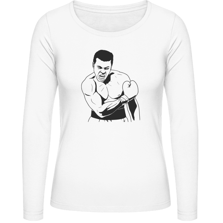 Ali Boxing T-shirt à manches longues pour femmes contain pic