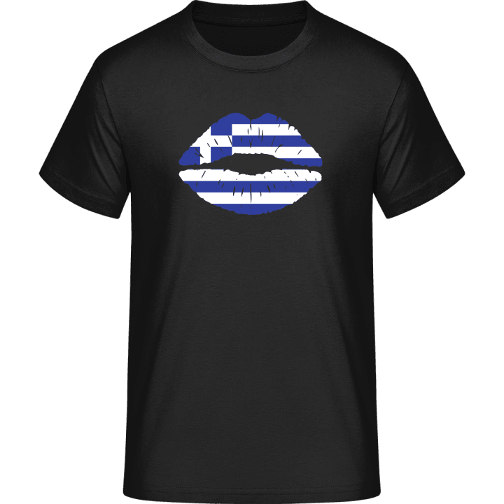 Greek Kiss Flag T-Shirt contain pic