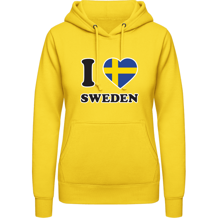 I Love Sweden Sweat à capuche pour femme 0 image