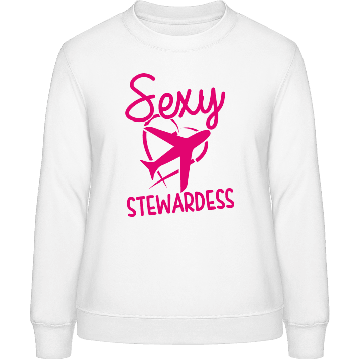 Sexy Stewardess Sweatshirt för kvinnor contain pic
