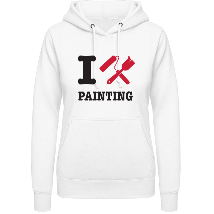 I Love Painting Hoodie för kvinnor contain pic
