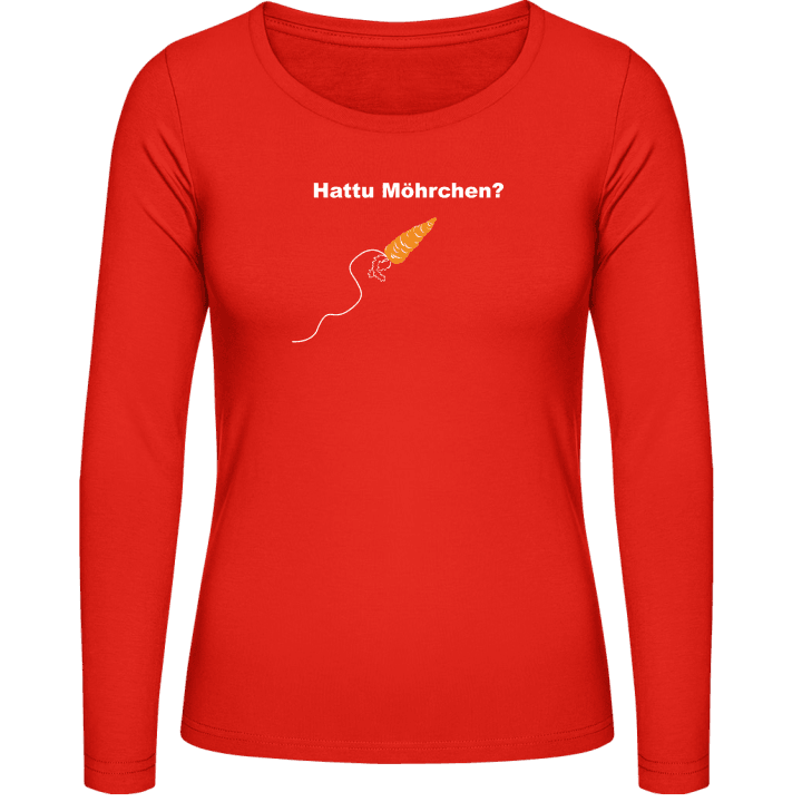 Hattu Möhrchen Camisa de manga larga para mujer contain pic