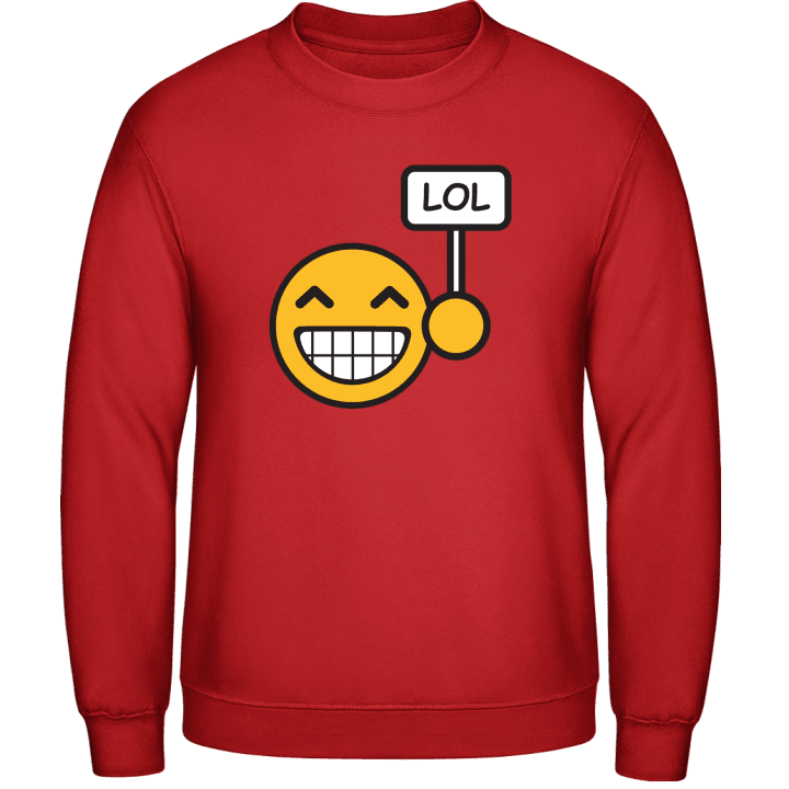 LOL Smiley Face Sweatshirt contain pic