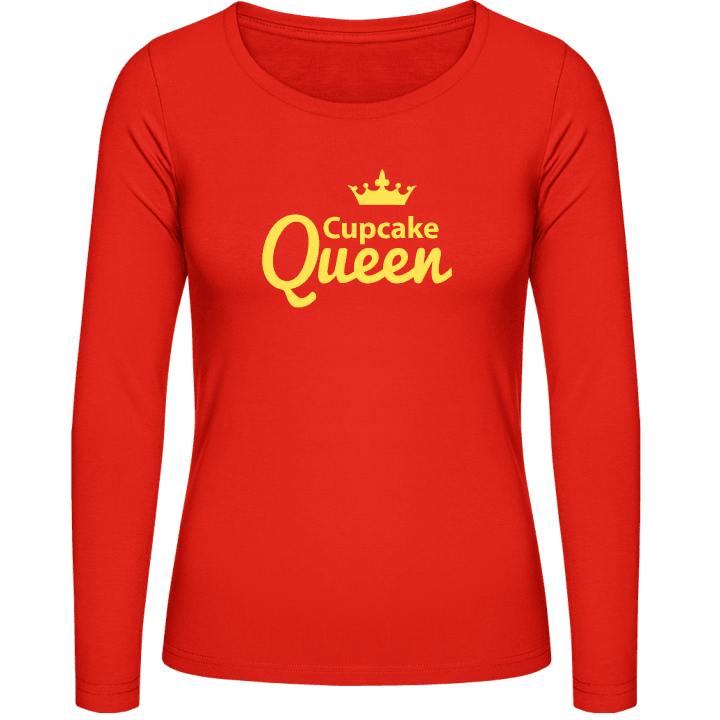 Cupcake Queen Langermet skjorte for kvinner contain pic
