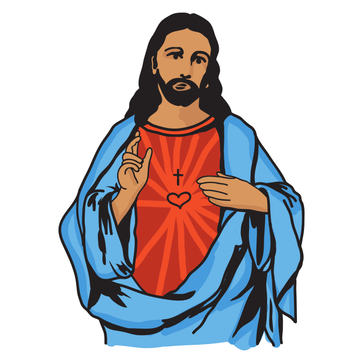 Jesus Illustration T-skjorte for barn 0 image