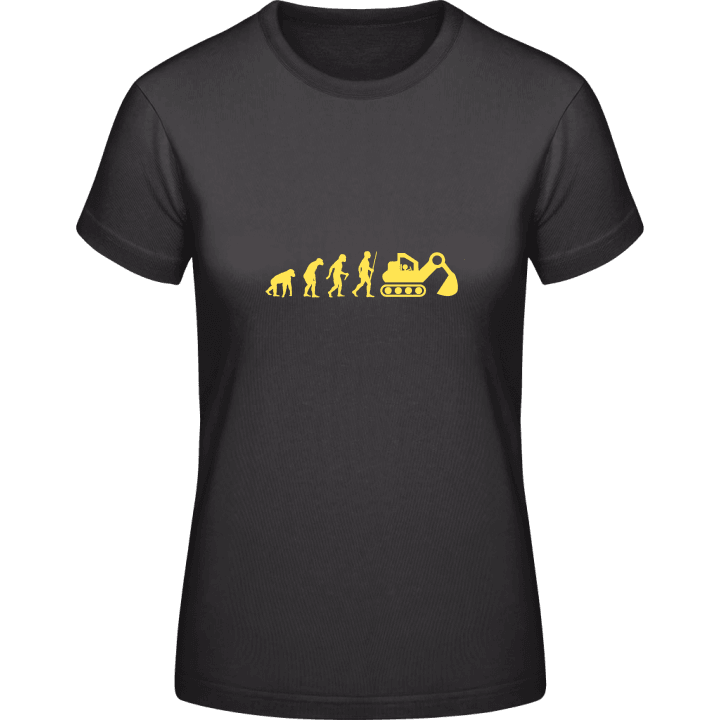 Excavator Driver Evolution T-skjorte for kvinner contain pic