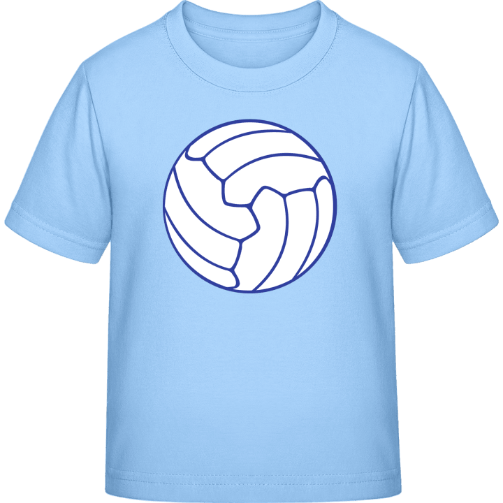 White Volleyball Ball T-shirt för barn contain pic