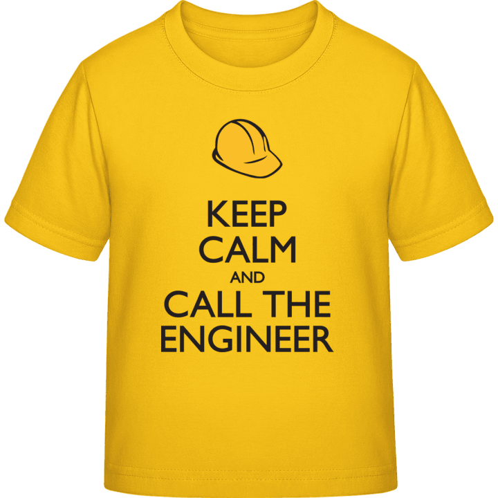 Keep Calm and Call the Engineer Kinderen T-shirt contain pic