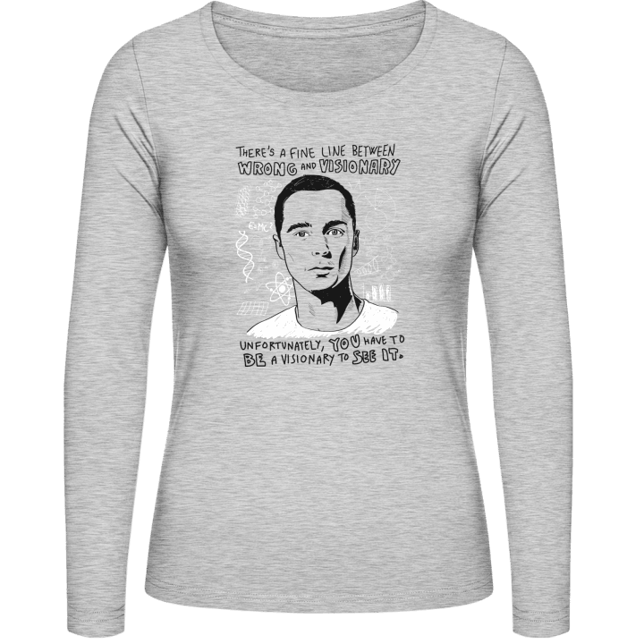 Sheldon Wrong And Visionary T-shirt à manches longues pour femmes 0 image