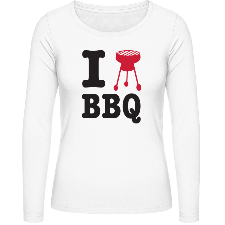 I Heart BBQ Women long Sleeve Shirt contain pic