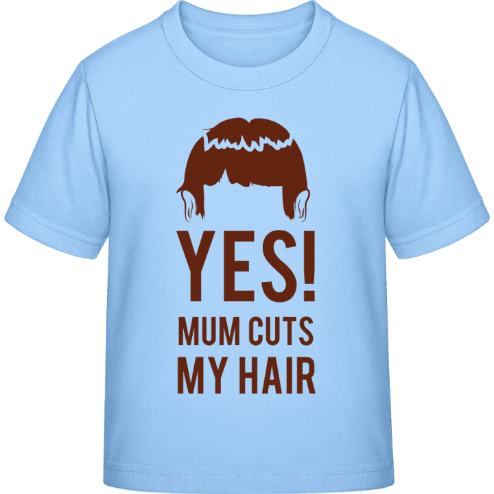 Yes Mum Cuts My Hair T-shirt til børn 0 image