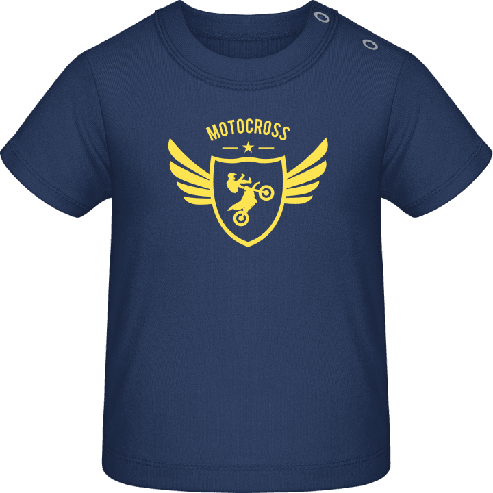 Motocross Winged Baby T-Shirt contain pic