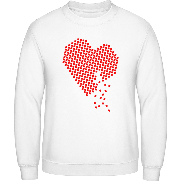 Pixel Hjerte Sweatshirt contain pic