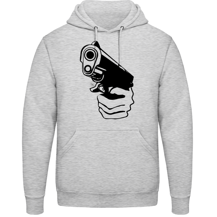 Pistol Illustration Hoodie contain pic