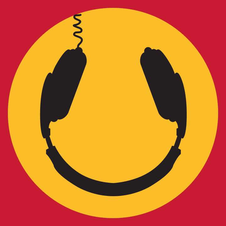 DJ Headphones Smiley T-skjorte for barn 0 image