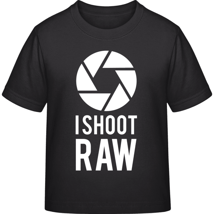 I Shoot Raw Kids T-shirt 0 image