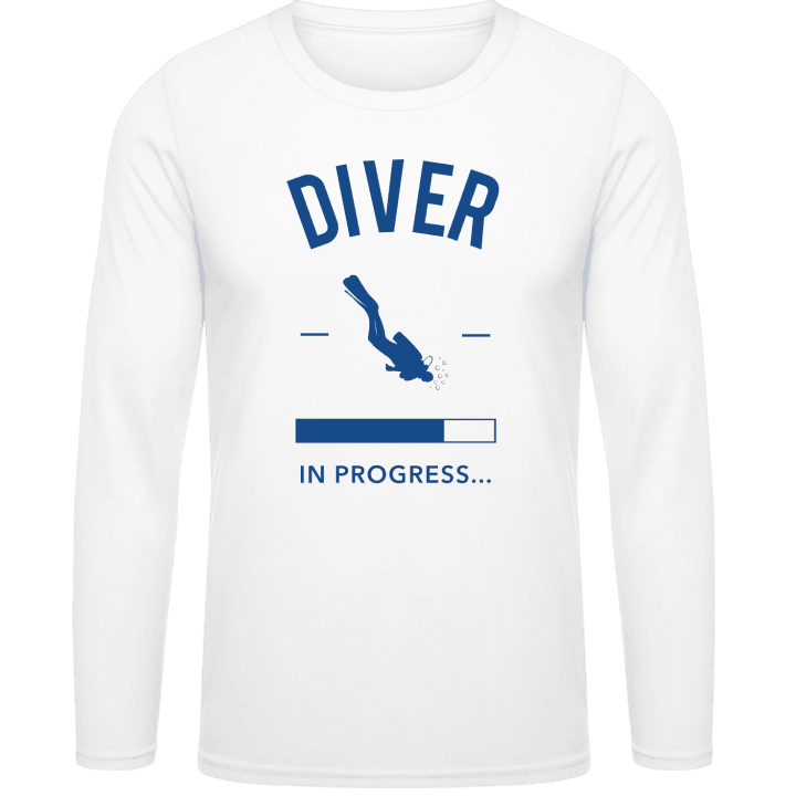 Diver loading T-shirt à manches longues contain pic