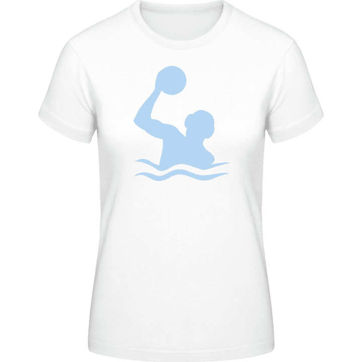 Water Polo Silhouette T-skjorte for kvinner contain pic