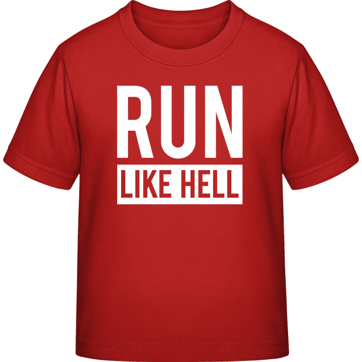 Run Like Hell Kinderen T-shirt contain pic