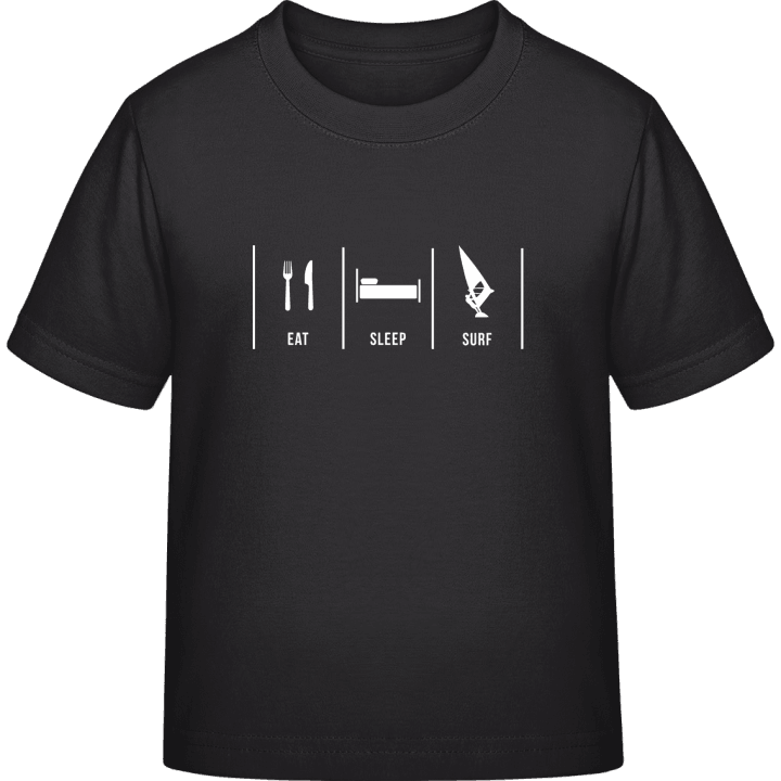 Eat Sleep Windsurf Kids T-shirt contain pic