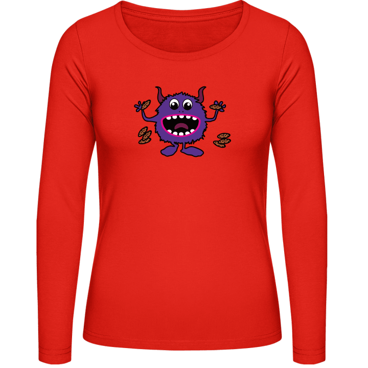 Cookie Monster Women long Sleeve Shirt contain pic
