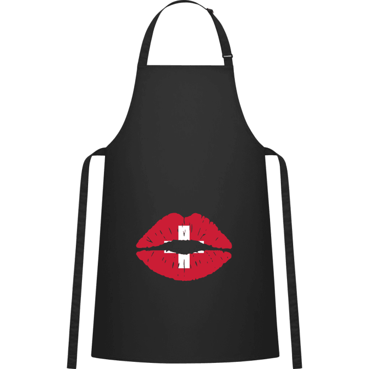 Switzerland Kiss Flag Förkläde för matlagning contain pic