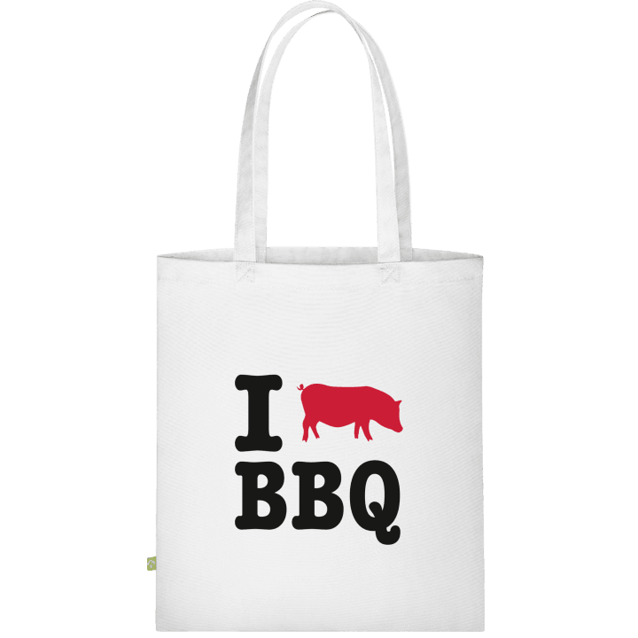 I Love BBQ Väska av tyg contain pic
