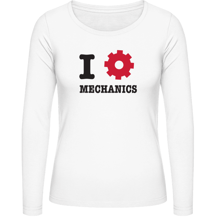 I Love Mechanics Kvinnor långärmad skjorta contain pic