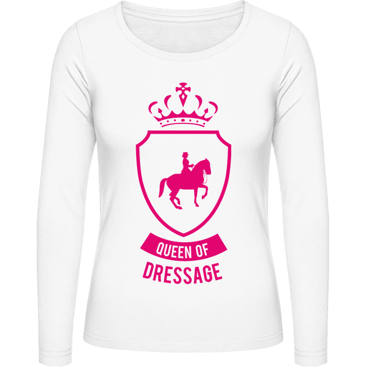 Queen of Dressage Langermet skjorte for kvinner contain pic