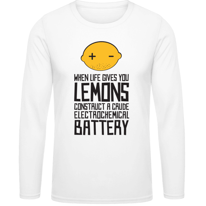 When Life Gives You Lemons Langermet skjorte contain pic