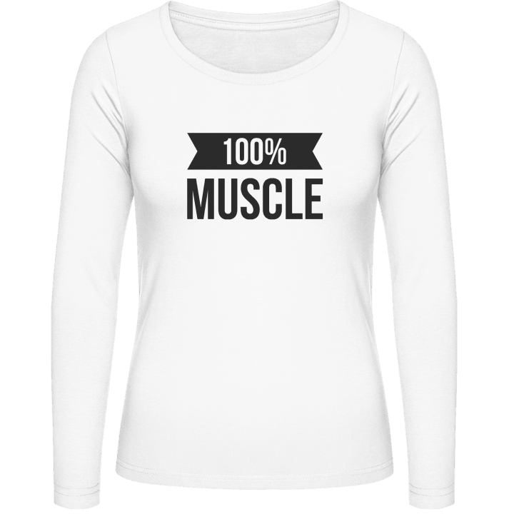 100 Muscle Camisa de manga larga para mujer contain pic
