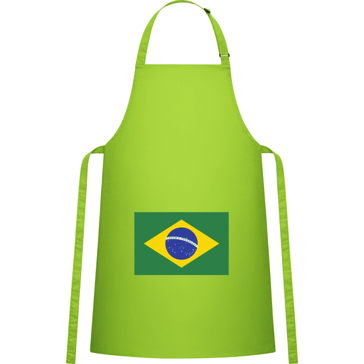Brazil Flag Kitchen Apron contain pic