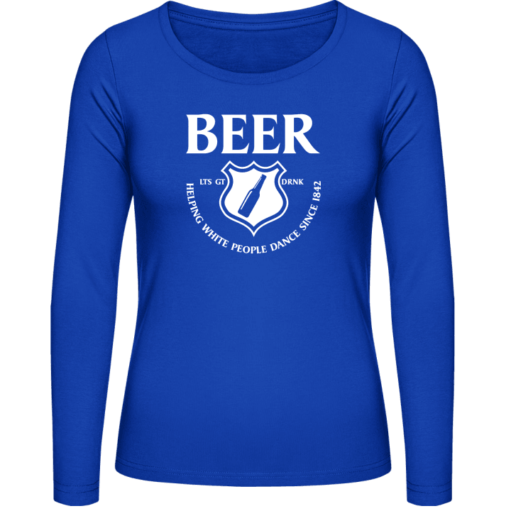 Beer Helping People T-shirt à manches longues pour femmes contain pic