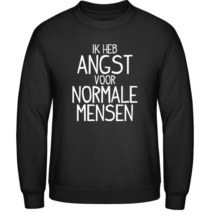 Ik heb angst voor normale mensen Sudadera contain pic