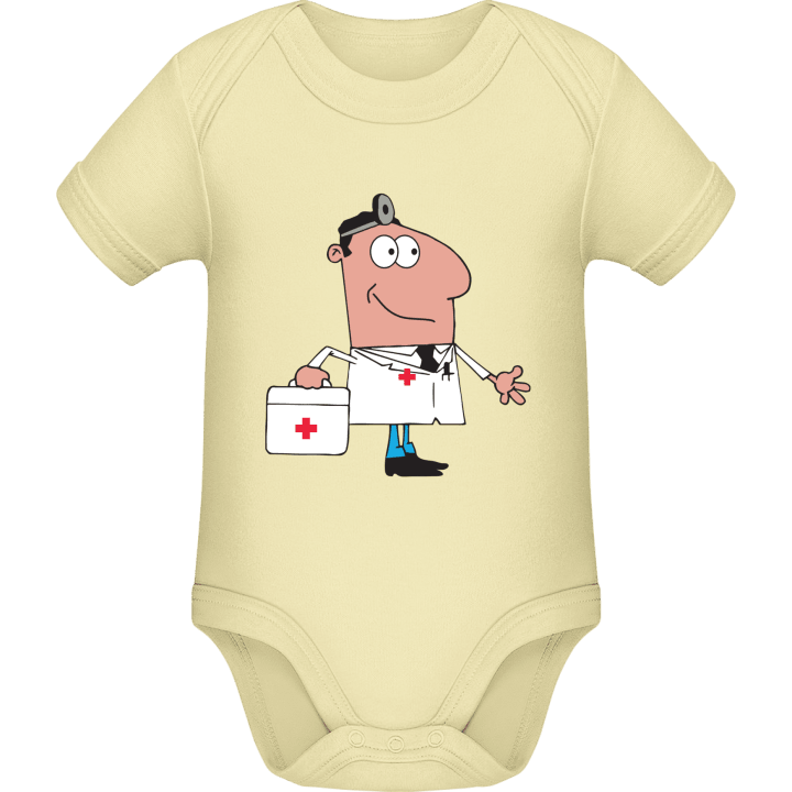 Doctor Medic Comic Character Baby romper kostym contain pic