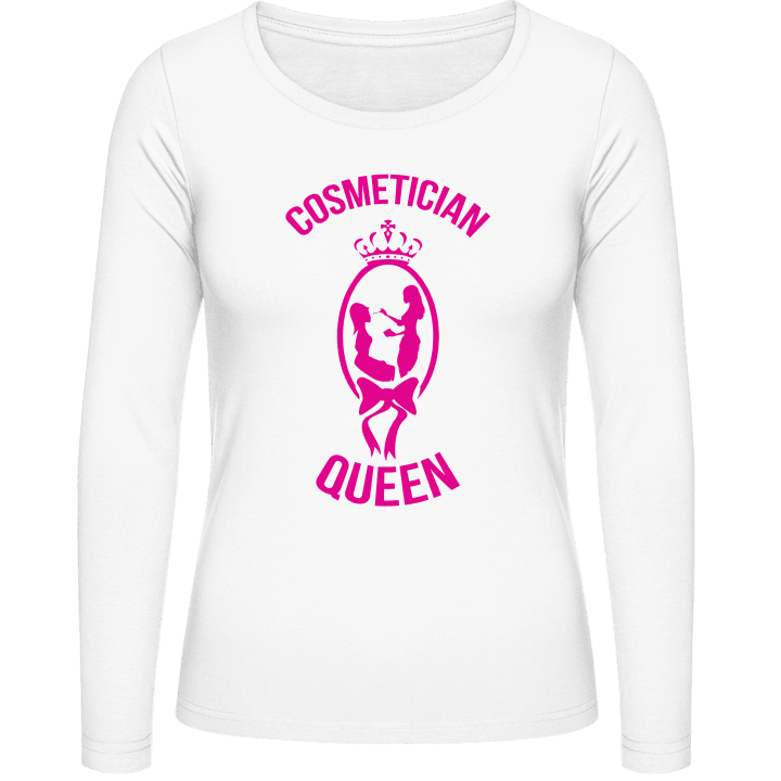 Cosmetician Queen T-shirt à manches longues pour femmes contain pic