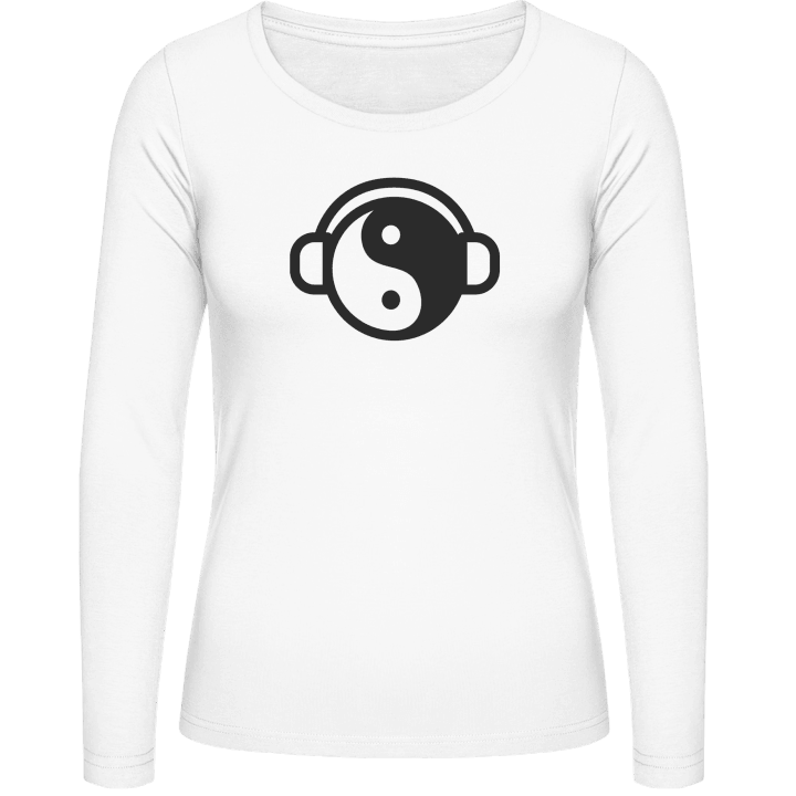 Ying Yang Dj T-shirt à manches longues pour femmes contain pic