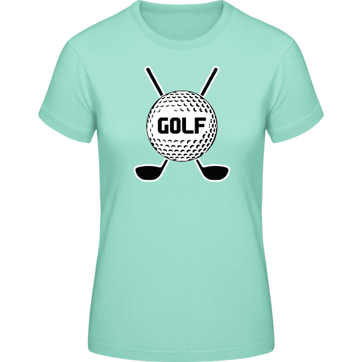 Golfball Schläger Frauen T-Shirt contain pic