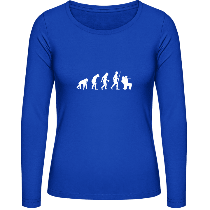 Paintball Evolution Langermet skjorte for kvinner contain pic