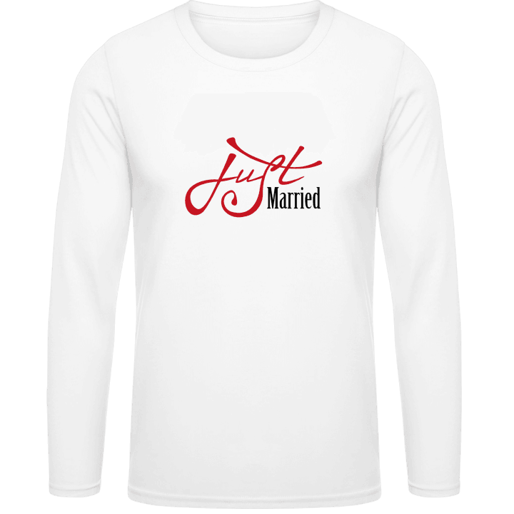 Just Married T-shirt à manches longues contain pic